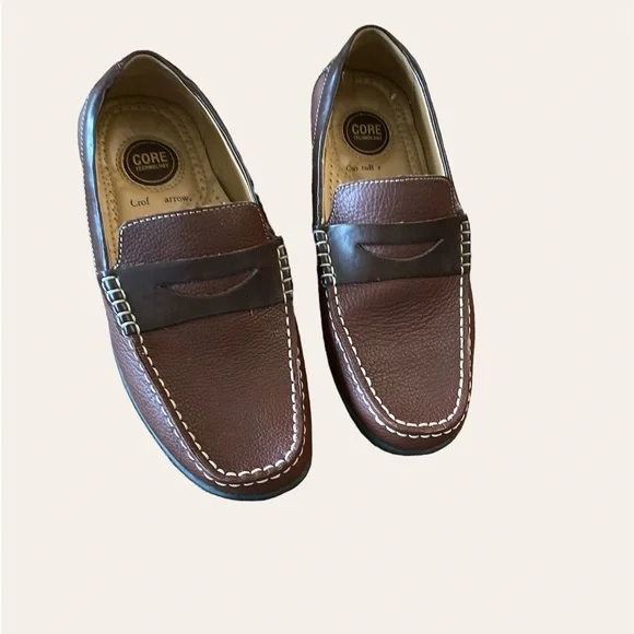 croft barrow Shoes Mens Brown Leather Loafers Size Poshmark